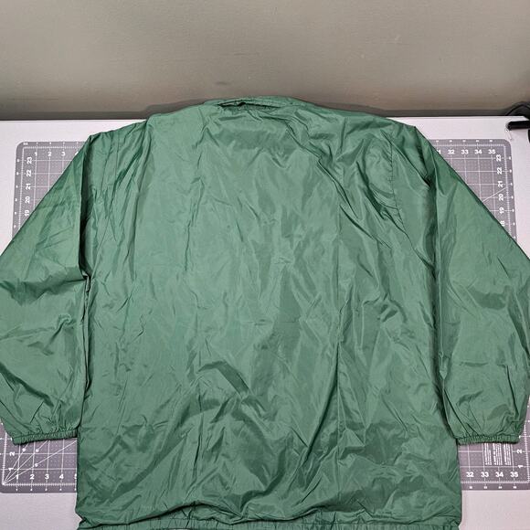 Vintage Hilton Apparel Jacket XL Green 80s Windbreaker Workwear Dad Grandpa - Picture 8 of 12